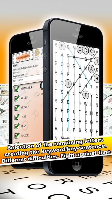 Screenshot #1 pour iCruciPuzzle 2 RSS - infinity puzzles to play