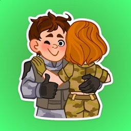 Heroic Soldiers Life Stickers