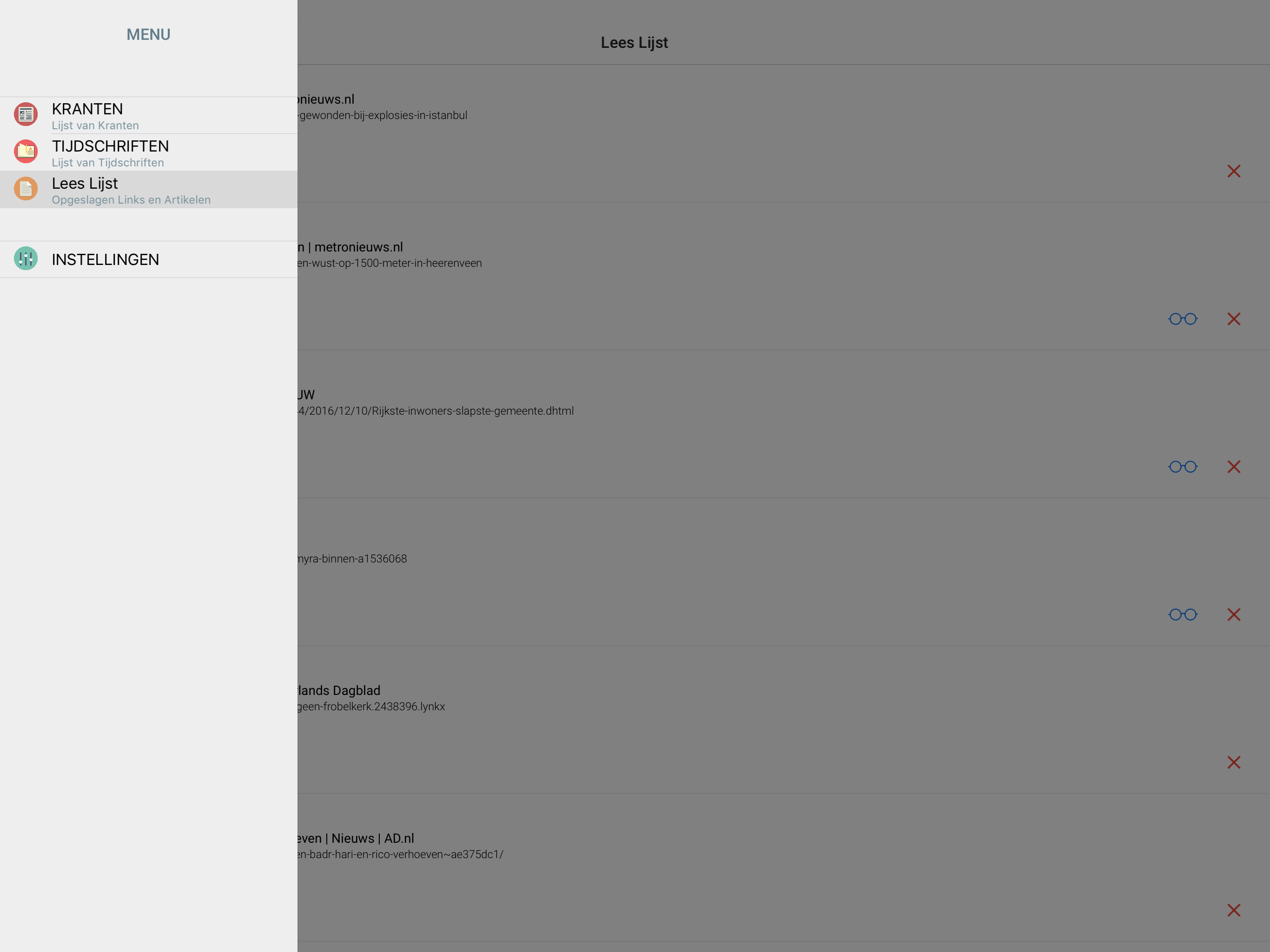 KRANTEN en TIJDSCHRIFTEN screenshot 8