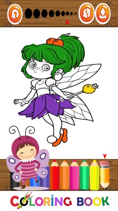 How to cancel & delete Princessfairy and Mermaid Coloring Marker For Girl from iphone & ipad 2