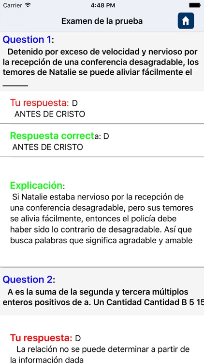 GRE Prueba de práctica gratis screenshot-4
