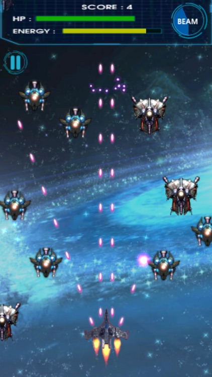 A Battle Classic Aircraft Fighter :Space Explosion