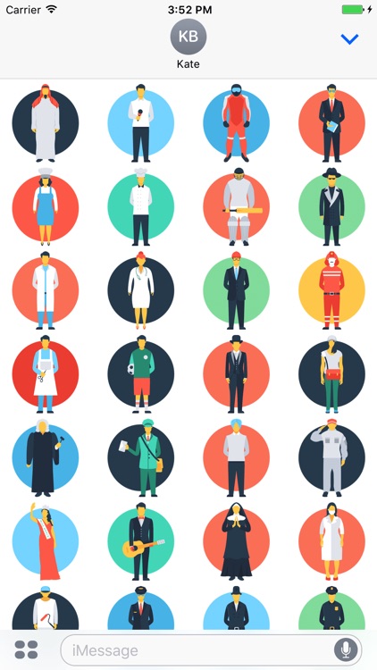 Professions Stickers - Occupations Emojis