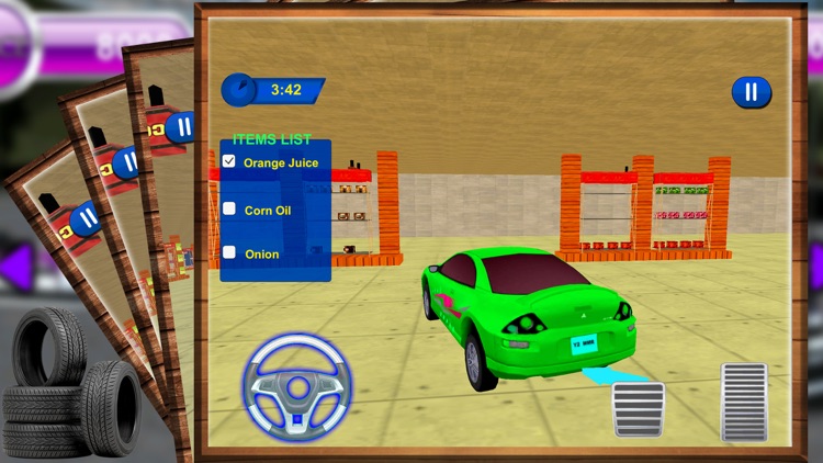 Car Drive Thru Supermarket – 3D Driving Simulator
