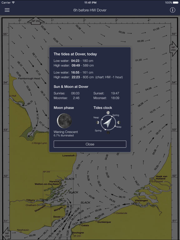Screenshot #5 pour Tidal Stream Atlas North Sea, South