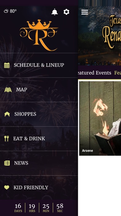 Texas Renaissance Festival App screenshot 2