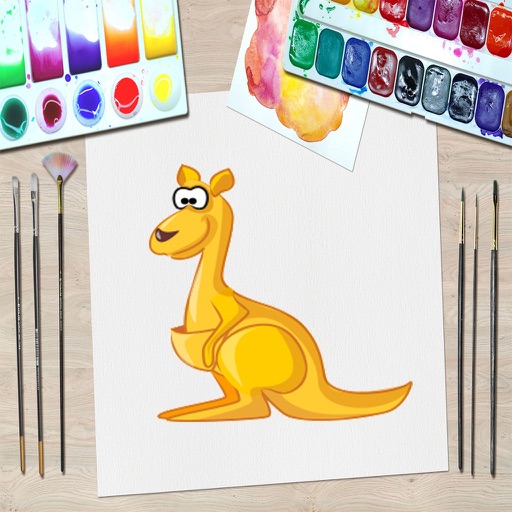 Coloring Game For Kid Animals 2 Icon