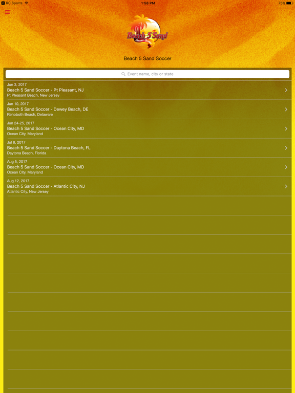 Beach 5 Sand Soccer iPad screenshot 1 - Sports app