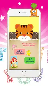 Learn Alphabet A to Z Worksheets for Preschoolers screenshot #1 for iPhone