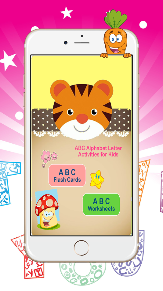 Learn Alphabet A to Z Worksheets for Preschoolers - 1.0 - (iOS)