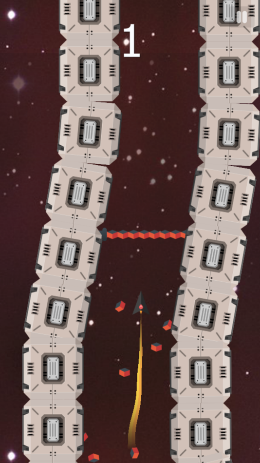 #3. Spaceship control : battle in wars of galaxy games (iOS) 由: Alongkorn Wongvisate