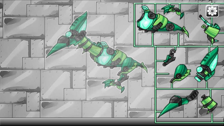 Dino Robot - Ptera Green screenshot-4