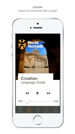 Game screenshot Croatian Language Guide & Audio - World Nomads hack