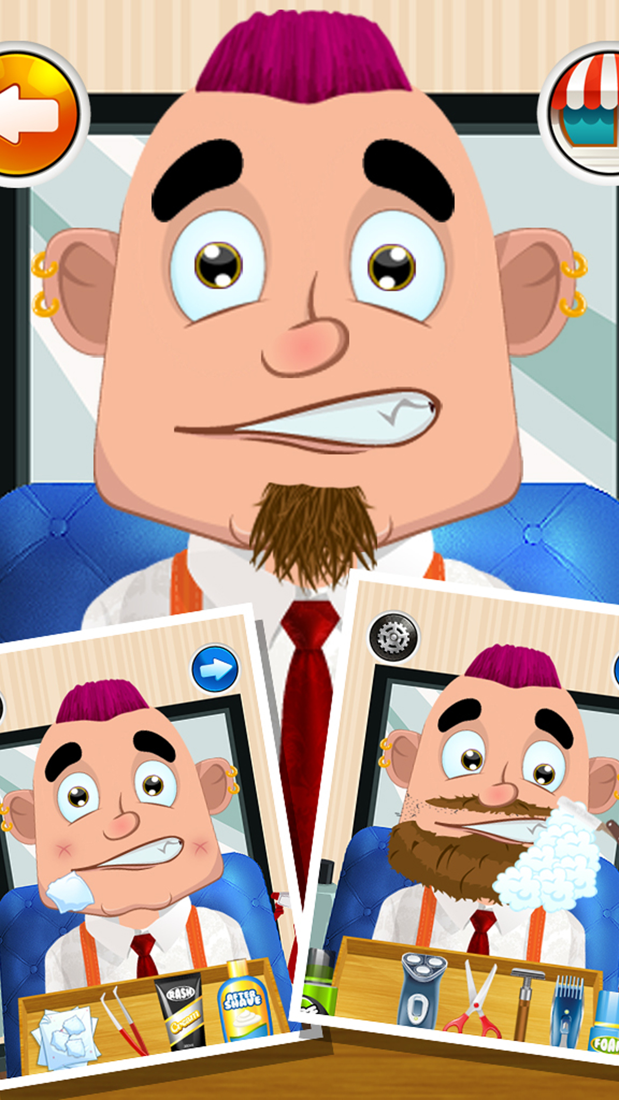 Crazy Shave Salon - Beard Hair-Cut
