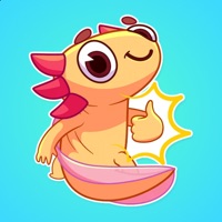 Cute Salamander Stickers