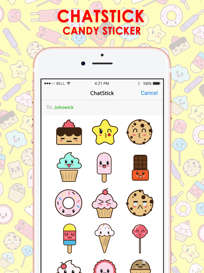 Sweet Candy Cute Stickers for iMessage