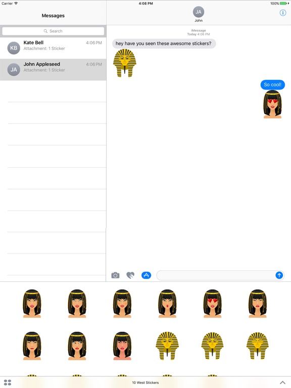 Screenshot #4 pour Egyptian Emoji Stickers