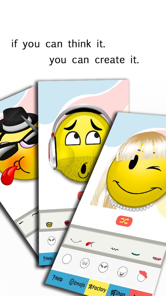 #3. Emoji Maker - Make Your Own Emoticon Avatar Faces (iOS) 由: Oliver Saylor