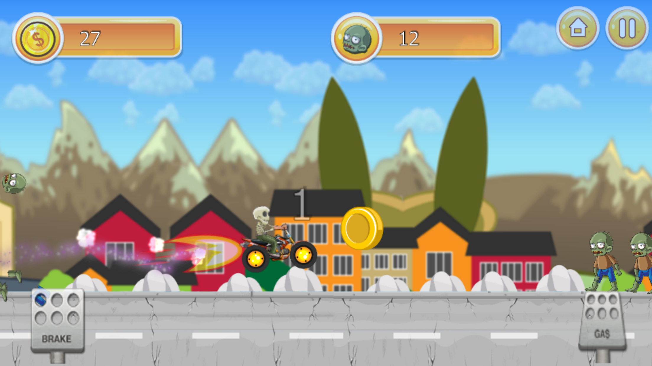 rally car driving vs zombie - 4x4 off road racing screenshot 4