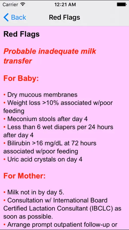 Breastfeeding Management 2 screenshot 2 of 5
