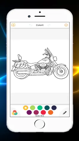 Game screenshot Motorcycle Racing Coloring Book For Kids hack