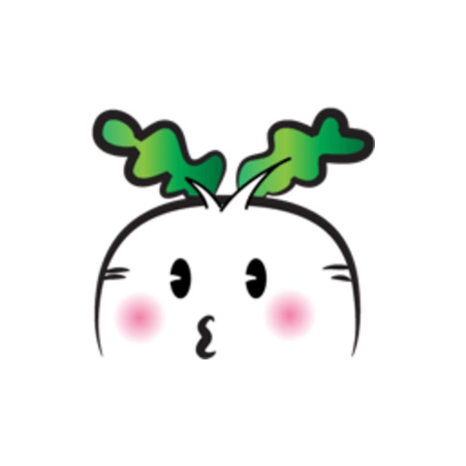 Fat Radish stickers by wenpei