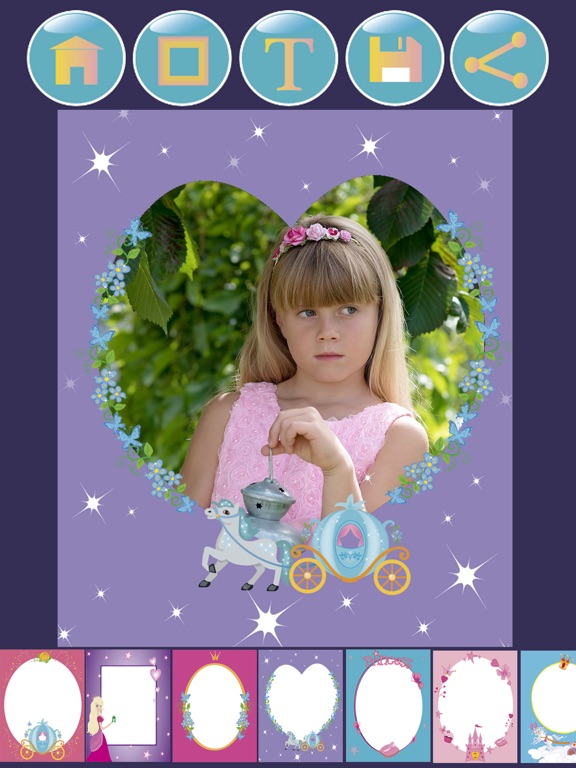 Screenshot #6 pour princess cadres photo pour les filles