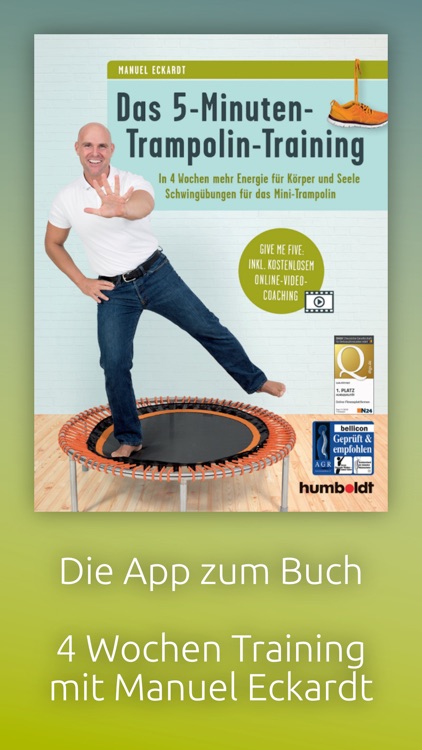 5 Minuten Trampolintraining