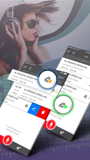 Captura de pantalla de Grabadora De Voz (GRATIS) - Gravação en iPhone 2