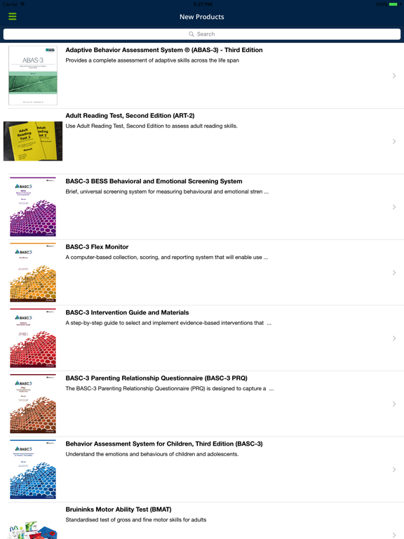 Screenshot #5 pour Pearson Clinical UK Assessment Assistant