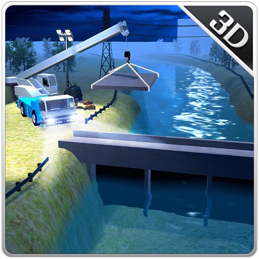 City Construction Dam Builder & Truck Driving Sim icon