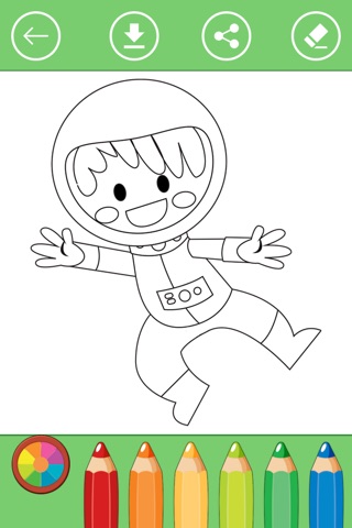 Outer Space Coloring Book for Kids. Learn to color screenshot 2