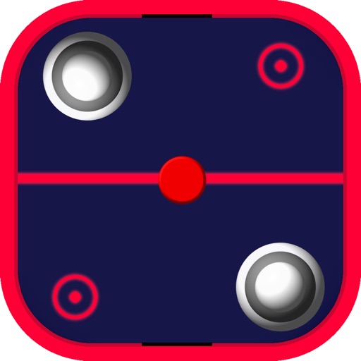 Air Hockey Pink Icon