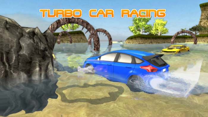 Water Car Surfing and Underwater Floating Simulator