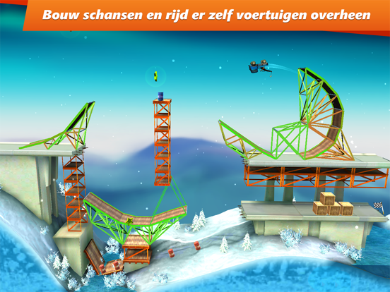 Bridge Constructor Stunts iPad app afbeelding 1