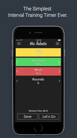 Game screenshot Koi Tabata Timer - HIIT Training & Tabata Timer mod apk