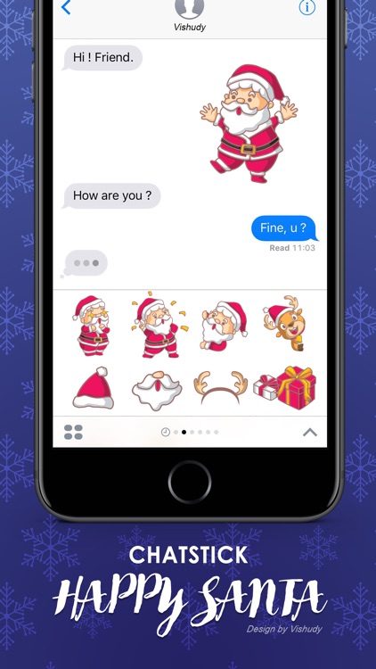 Happy Santa Stickers for iMessage