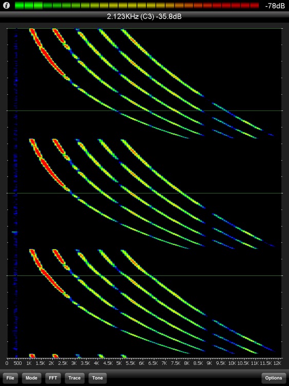 PocketRTA HD - Spectrum Analyzer screenshot-4