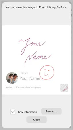 Autograph app screenshot 5