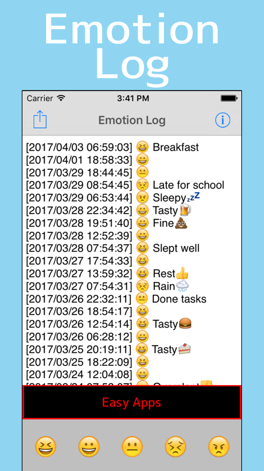 Emotion Log - 1.0.0 - (iOS)