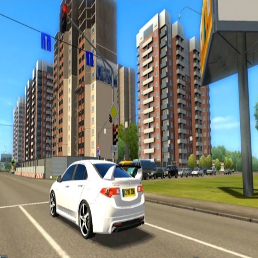 3D Car Drive Simulator in City