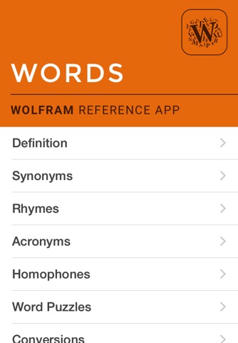 Wolfram Words Reference Appのおすすめ画像1