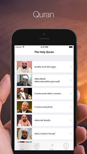 Al-Quran audio book for your prayer time
