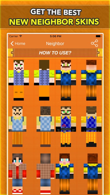 Neighbor Skins For Minecraft Pocket Edition Free