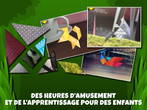 Screenshot #5 pour Puzzles Tangram Swipea Pour Enfants: Le Sauvage