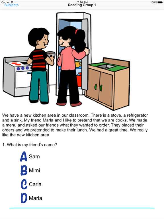Screenshot #5 pour Reading Comprehension Grades 1-2