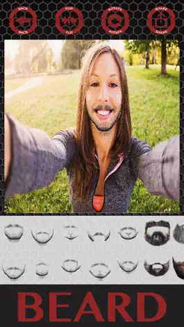 Game screenshot Beard and hair stickers mustaches photo editor hack