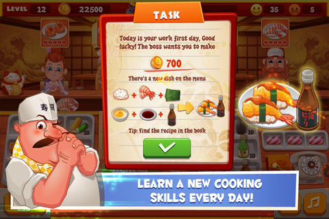 Sushi Restaurant - Be the Chef and Boss screenshot 2