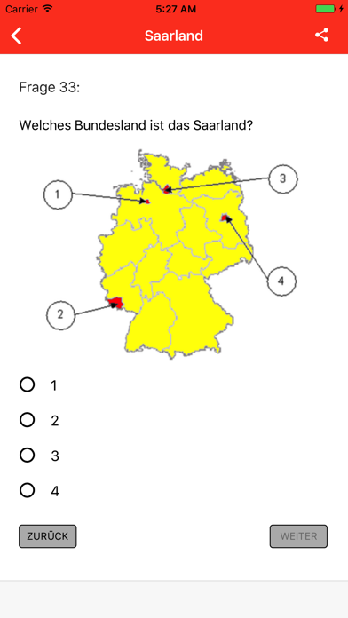 Einbürgerungstest Saarland screenshot 3