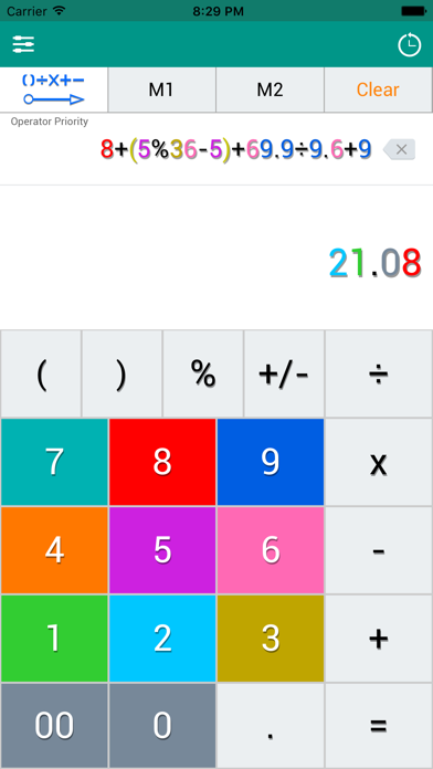 DigiColor Calculator iPhone screenshot